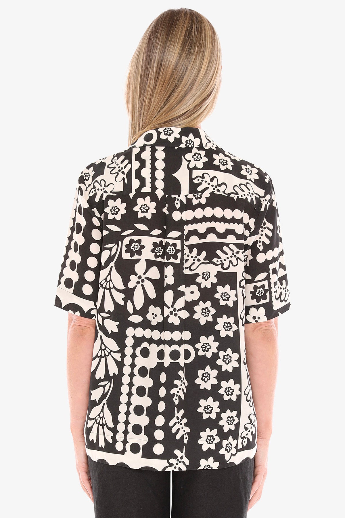 Womens Flower Pop Shirt Multicolor 596j3182a