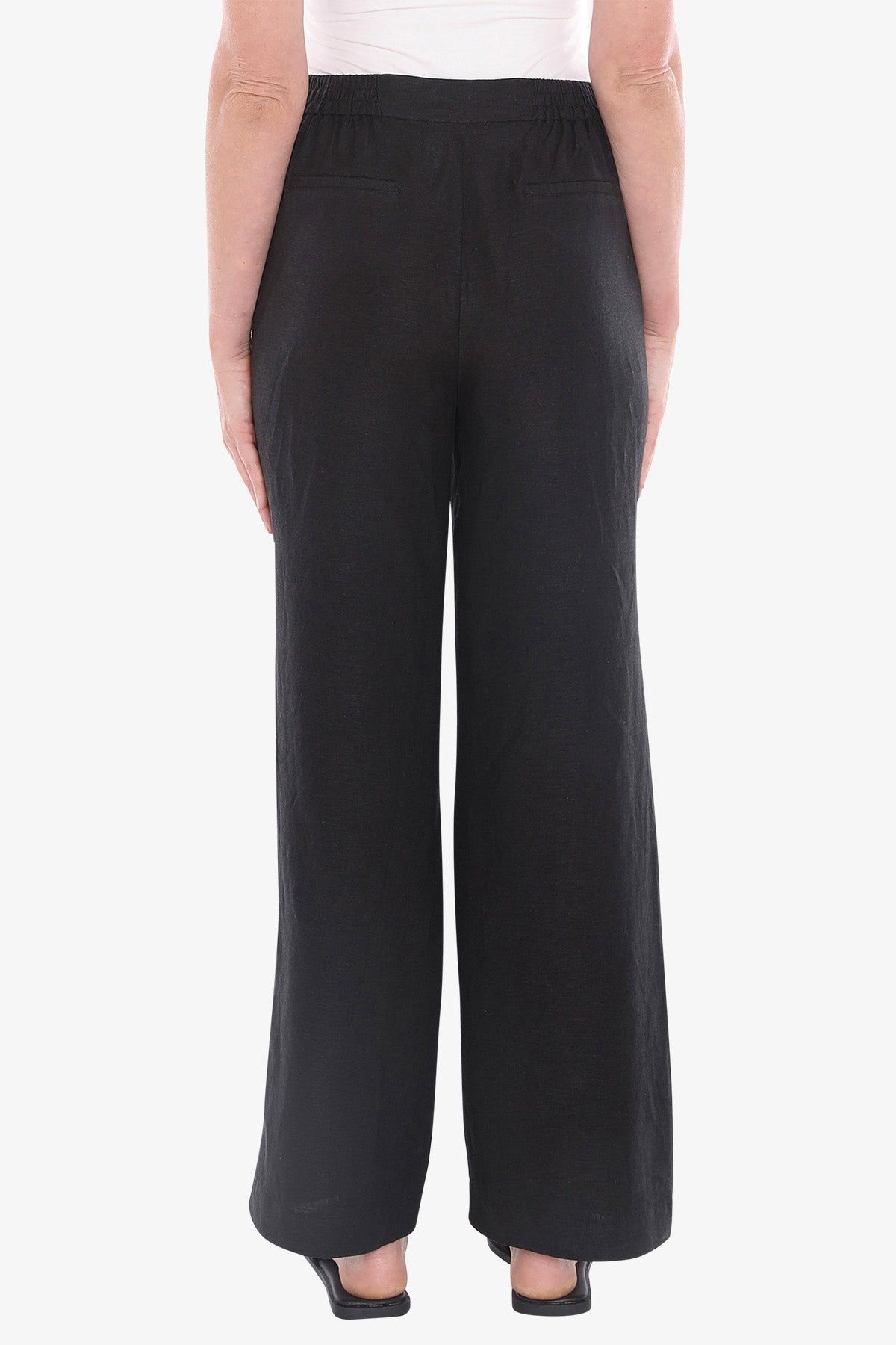 Womens Fly Front Pant Black 596j7094a