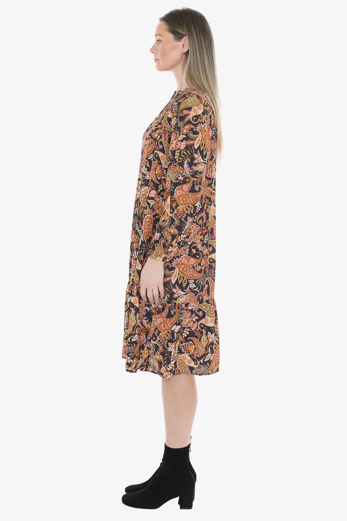 Folklore Paisley Dress in Multi
