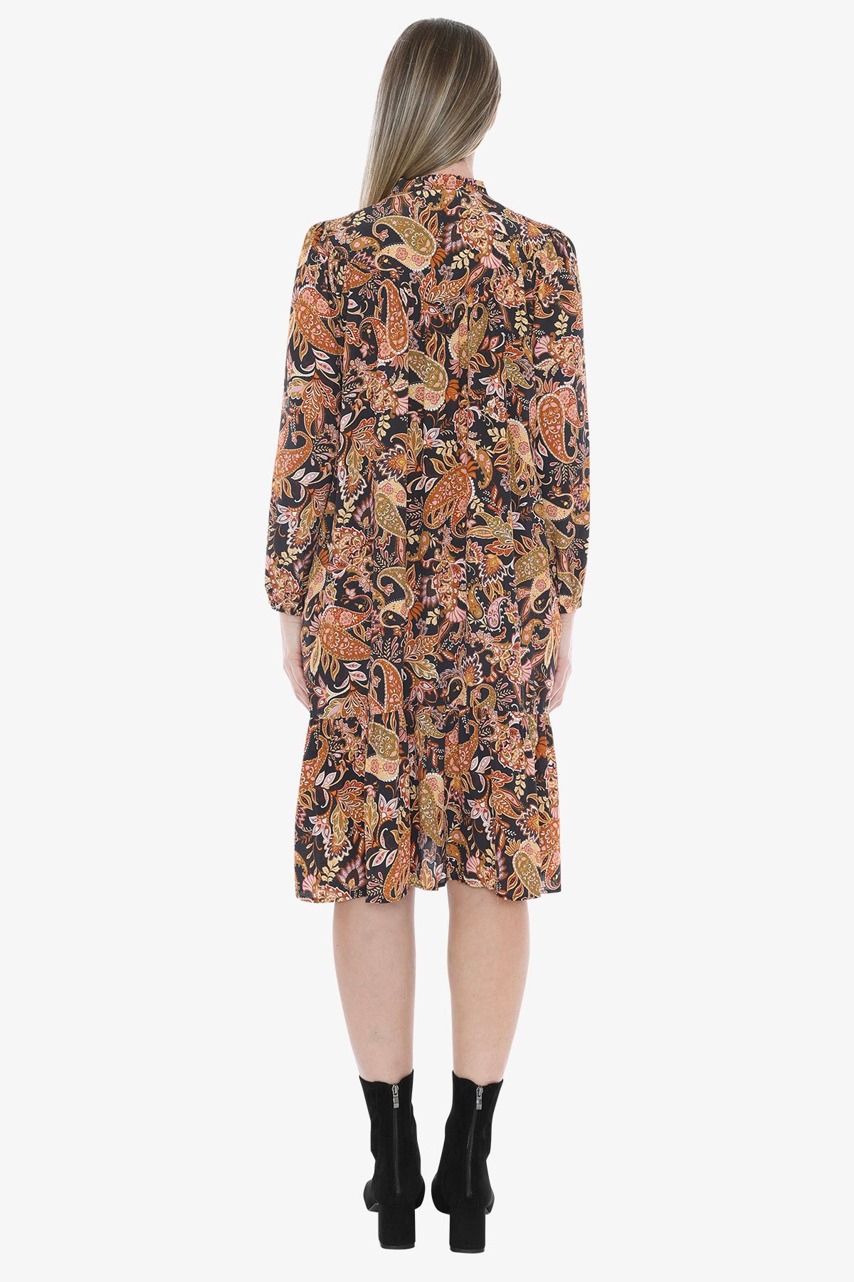 Folklore Paisley Dress in Multi