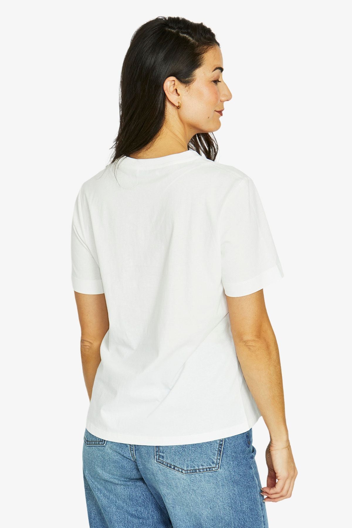 Womens French Ss Tee White 60612030a