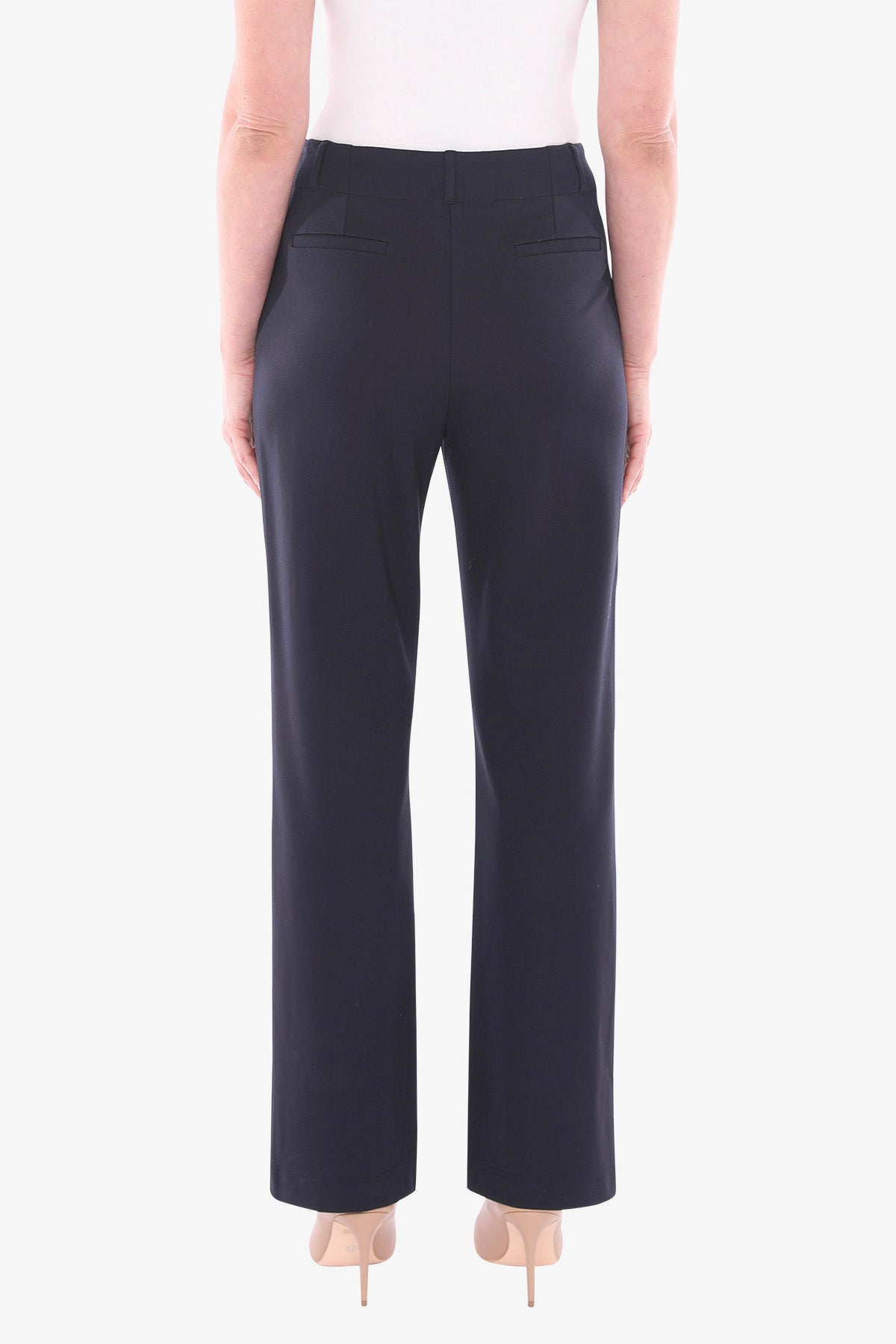 Front Pocket Ponte Pant in Navy