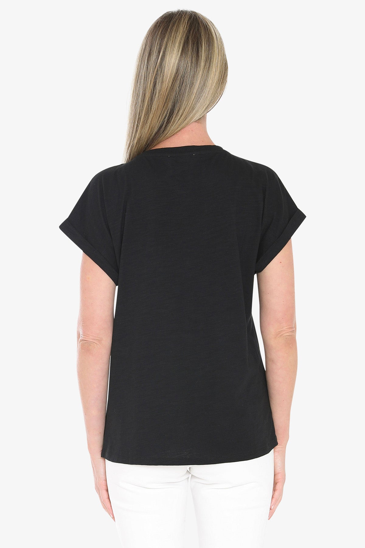 Womens Jump Beaded Tee Black 59612017a