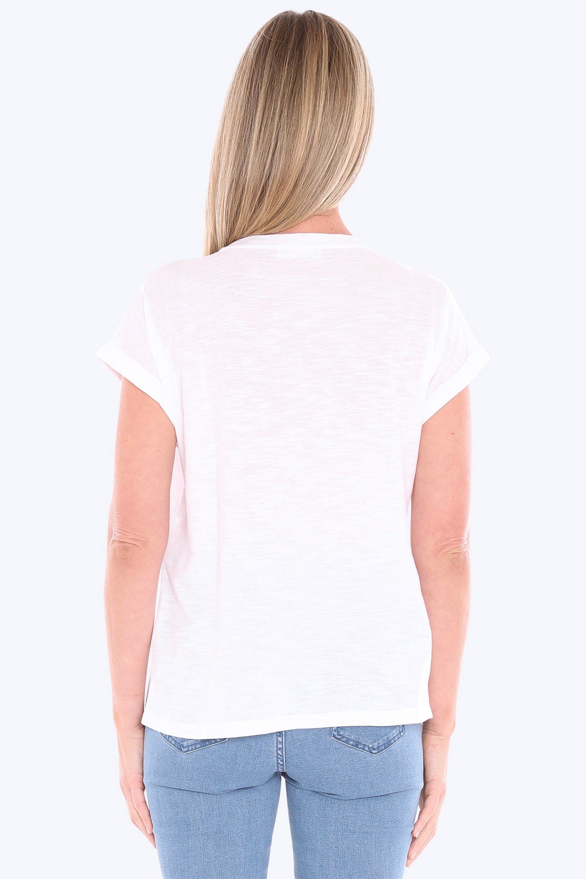 Womens Jump Beaded Tee White 59612017a