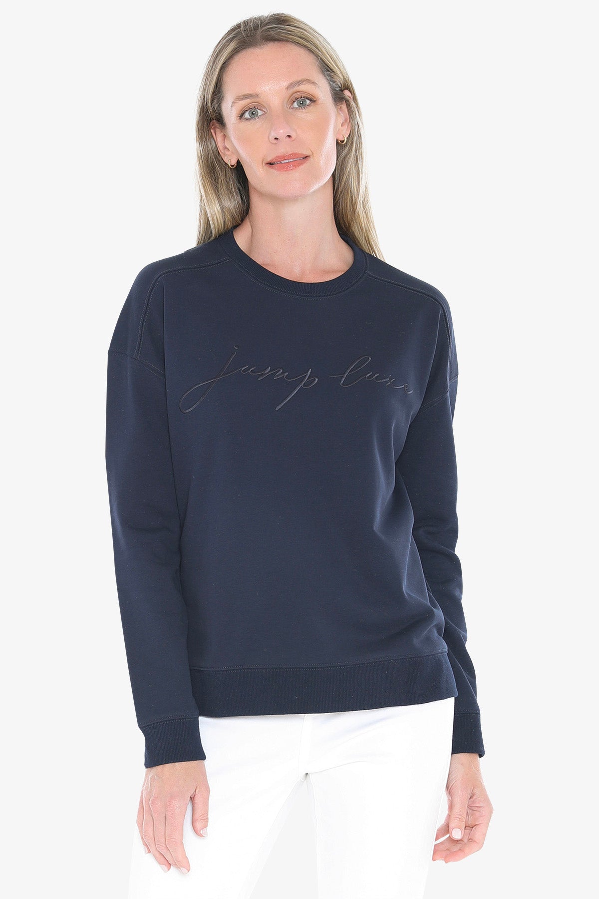 Womens Jump Luxe Sweat Top Navy 59612021a