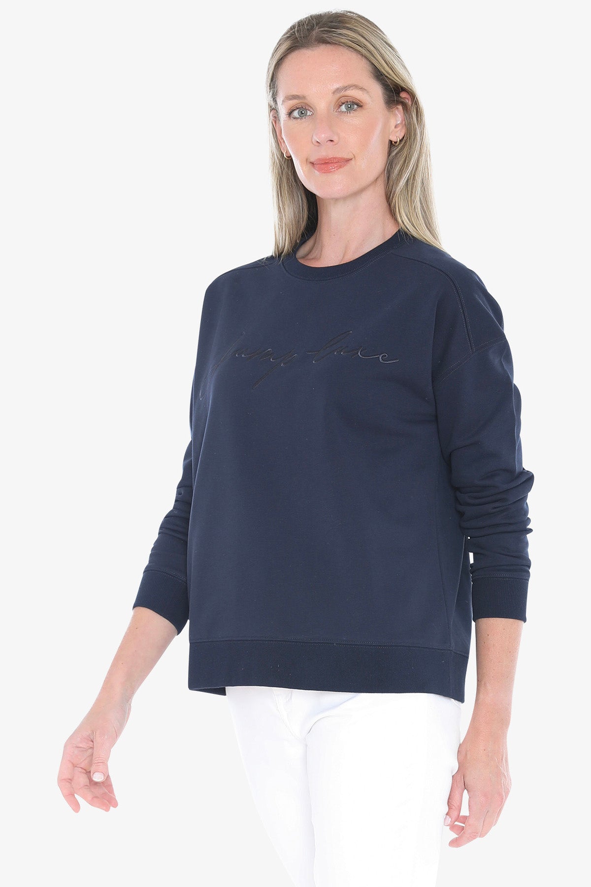 Womens Jump Luxe Sweat Top Navy 59612021a