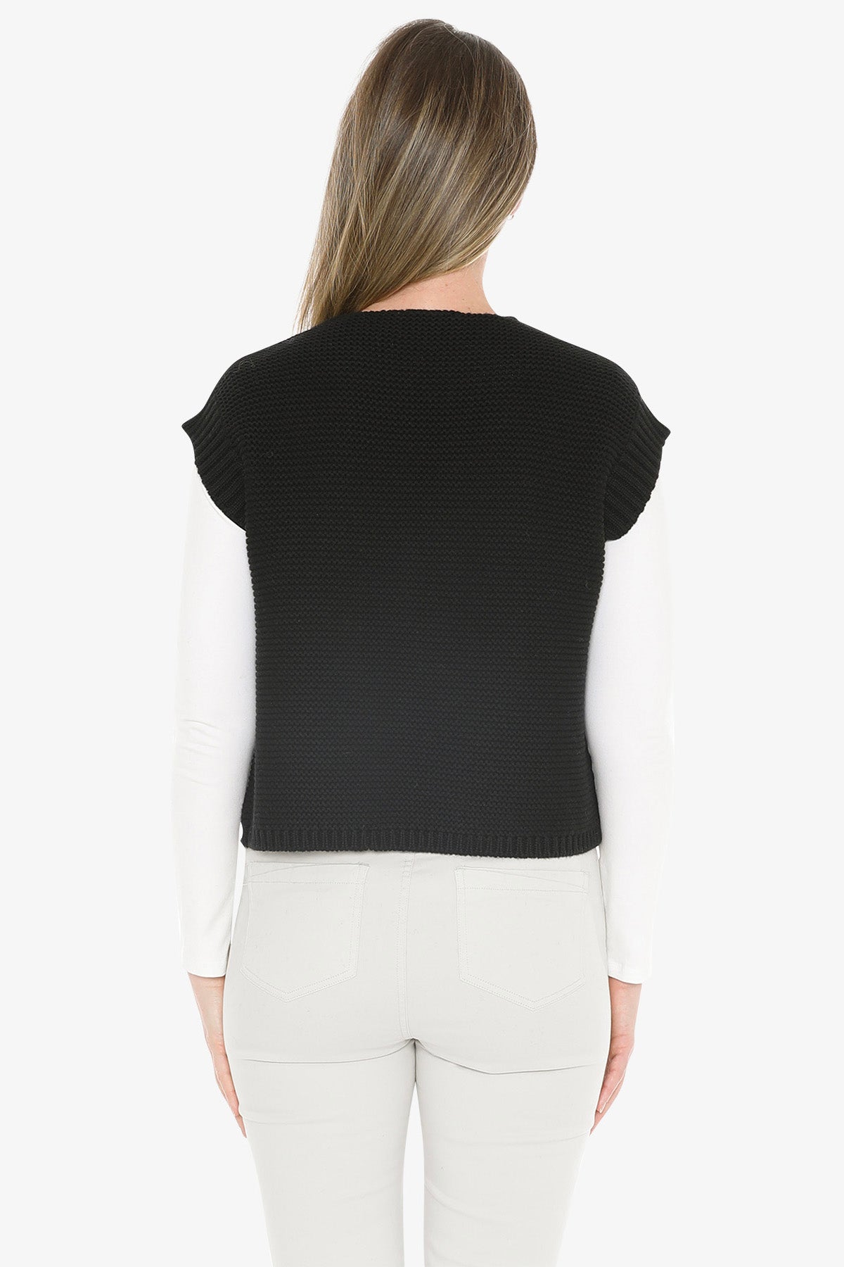 Knit Gilet in Black