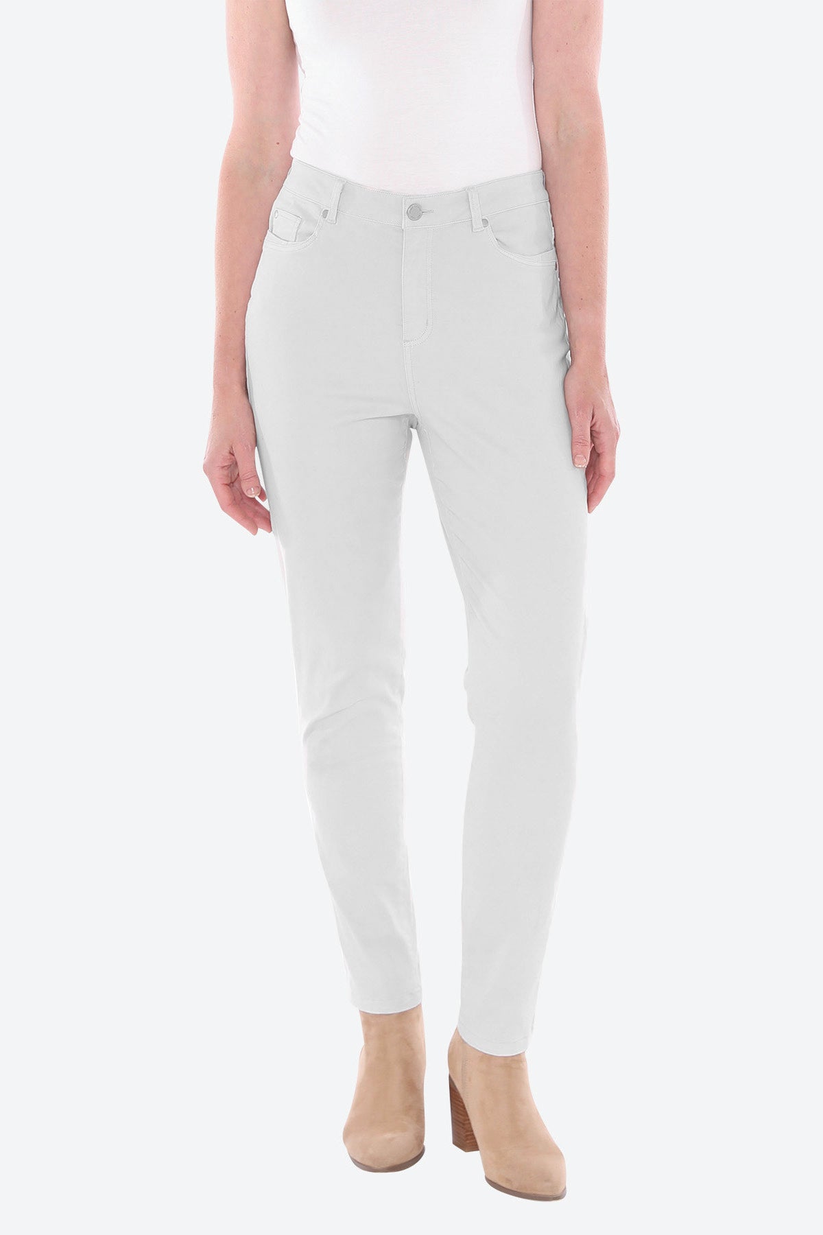 Luxury Detail Pocket Jean in Cement