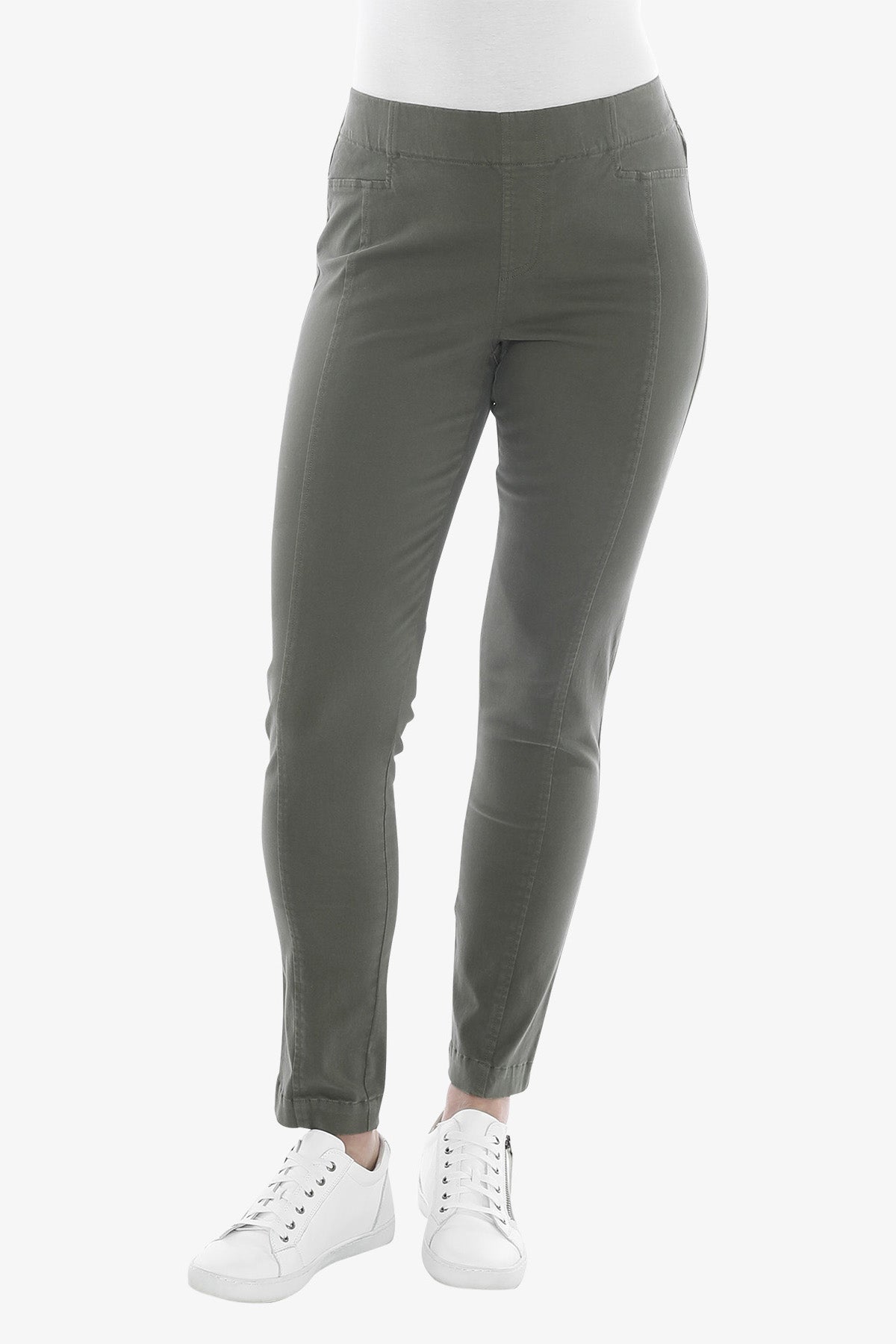 Luxury Seam Jegging in Khaki