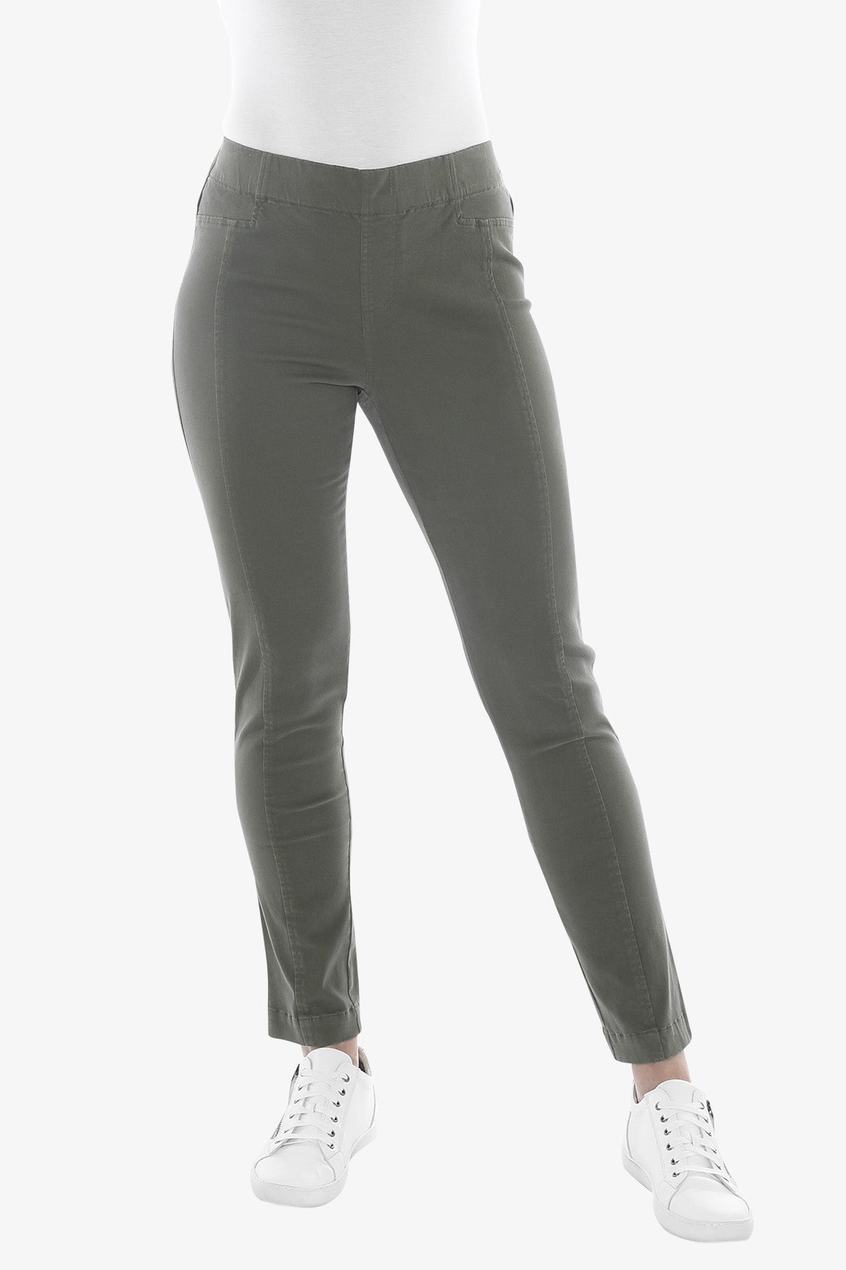 Luxury Seam Jegging in Khaki