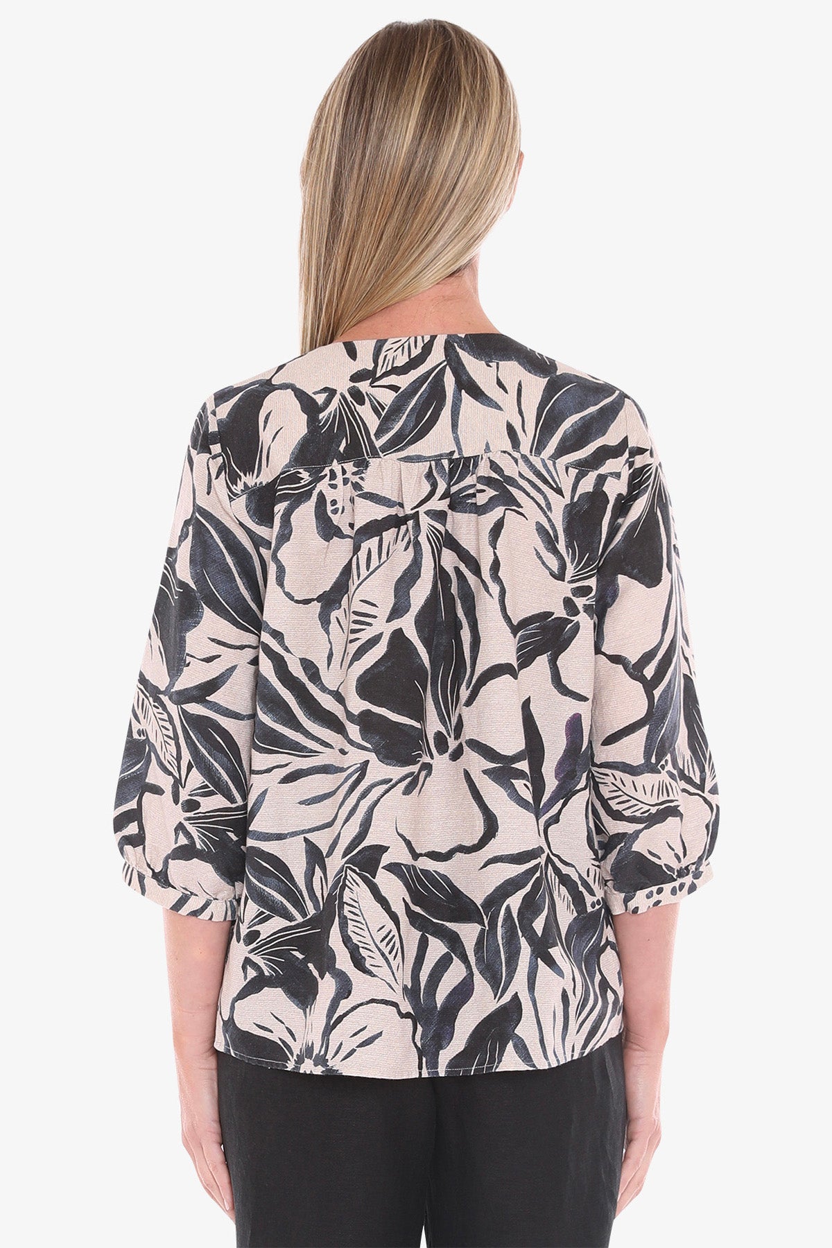 Womens Mono Bloom Top Multicolor 596j3043a