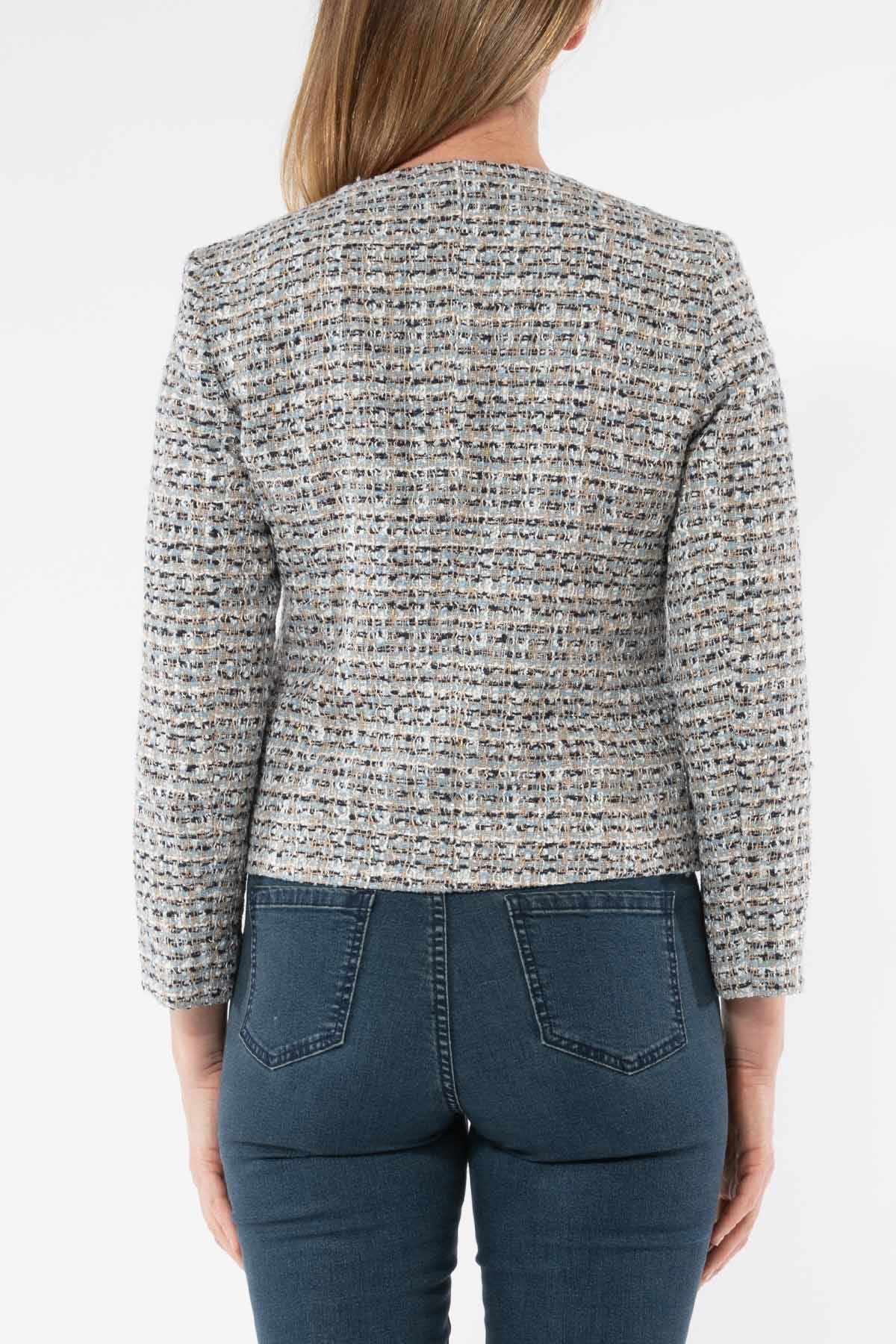 Women's Multi Boucle Jacket Blue
