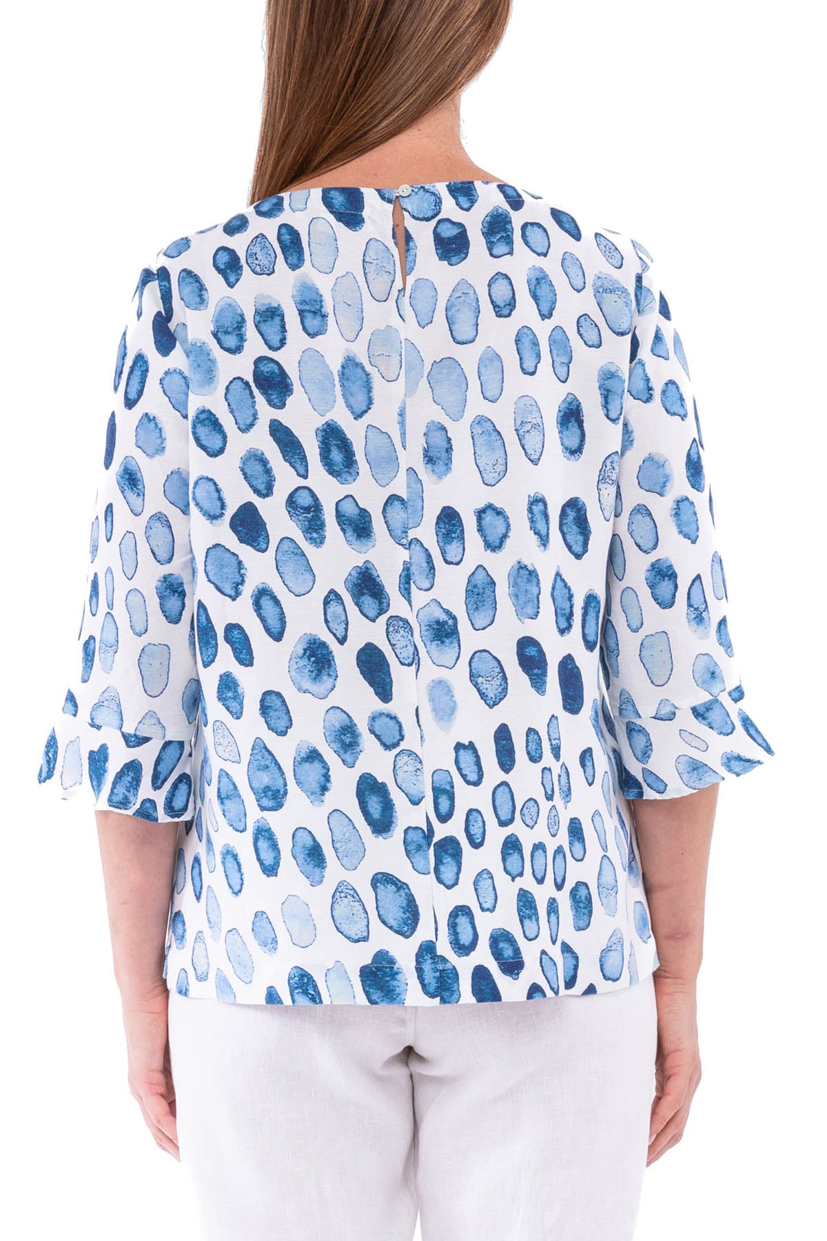 Pebble Flounce Sleeve Top