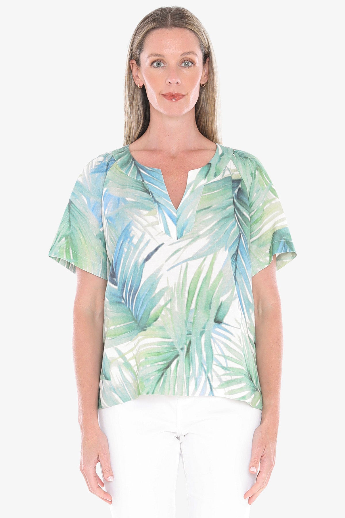 Womens Rainforest Top Multicolor 596j3051a