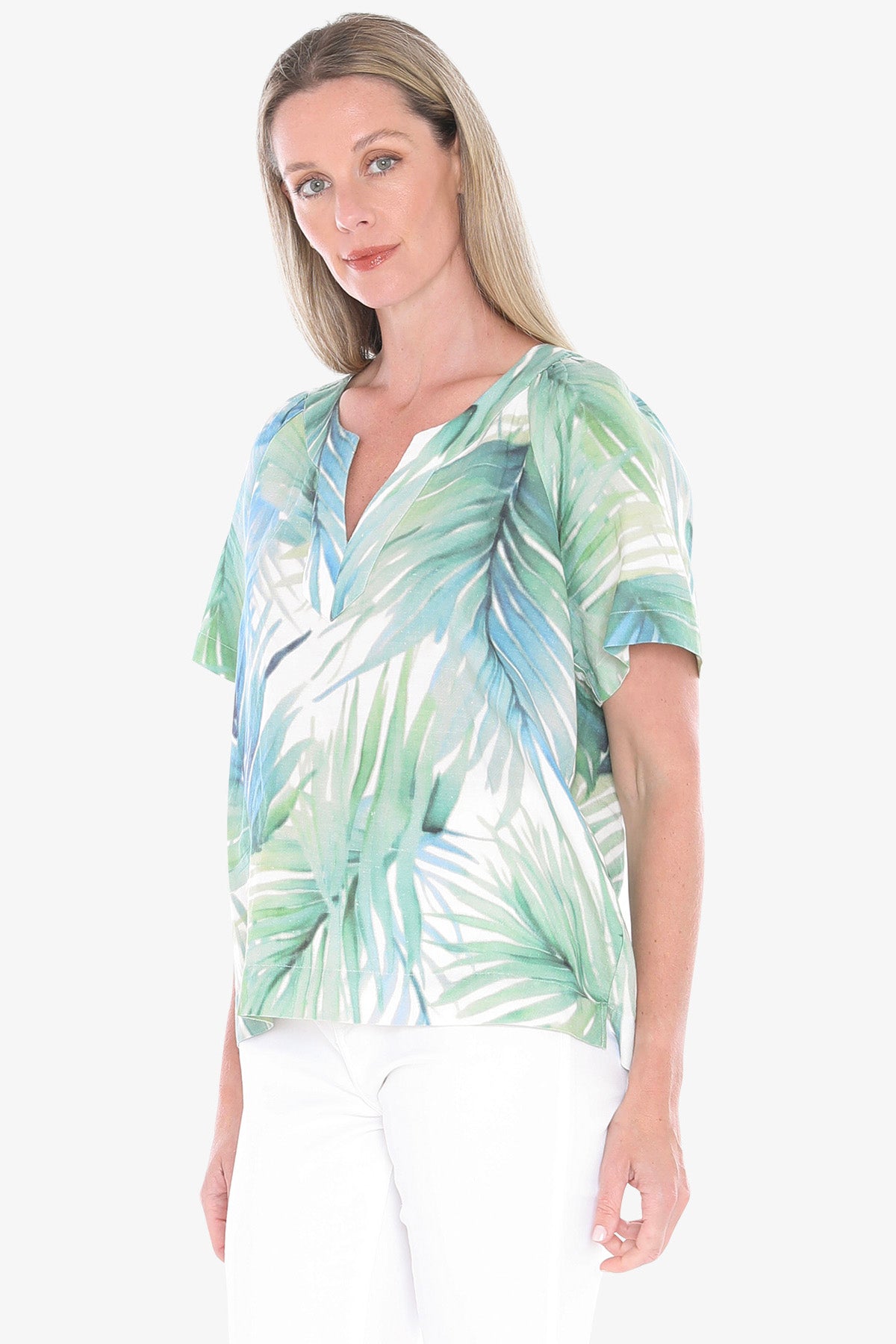 Womens Rainforest Top Multicolor 596j3051a