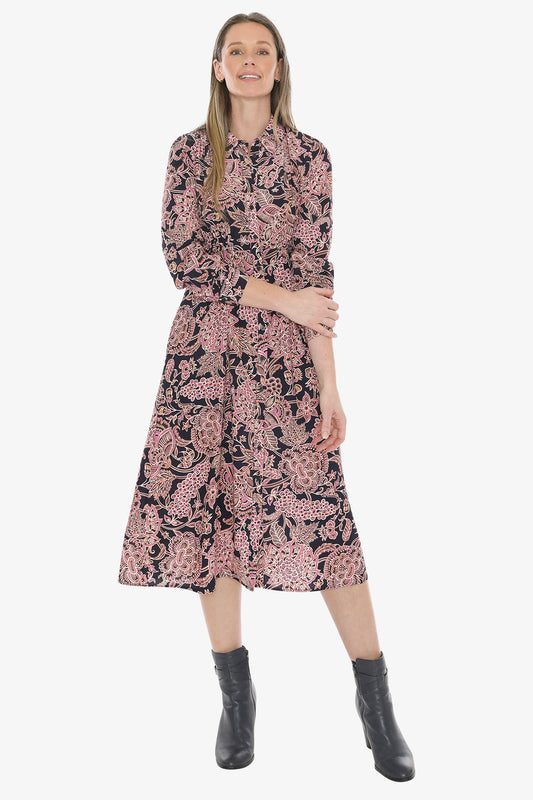 Romantic Flora Dress in Multi