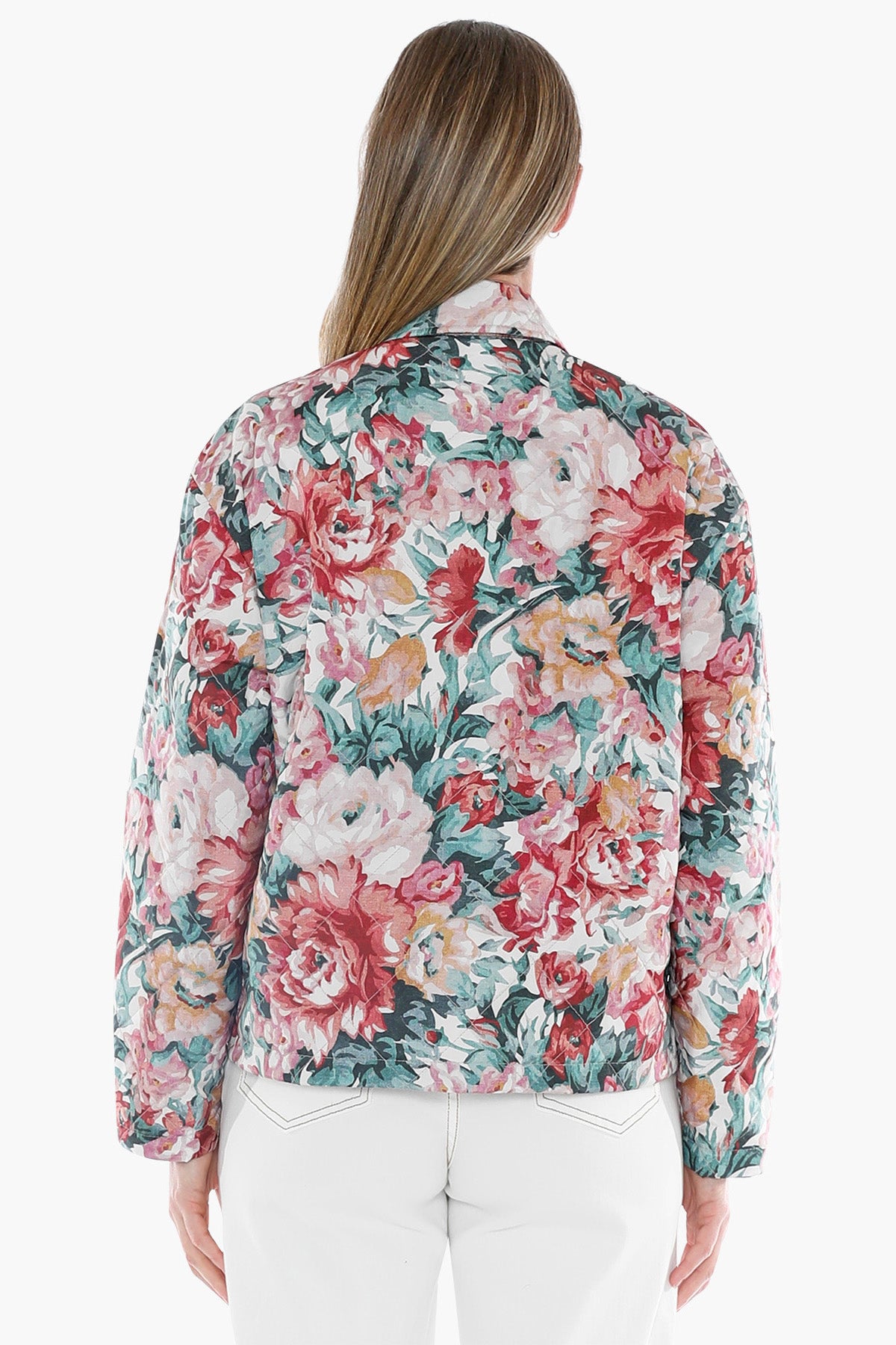 Rose Tapestry Quilt Jacket in Multi