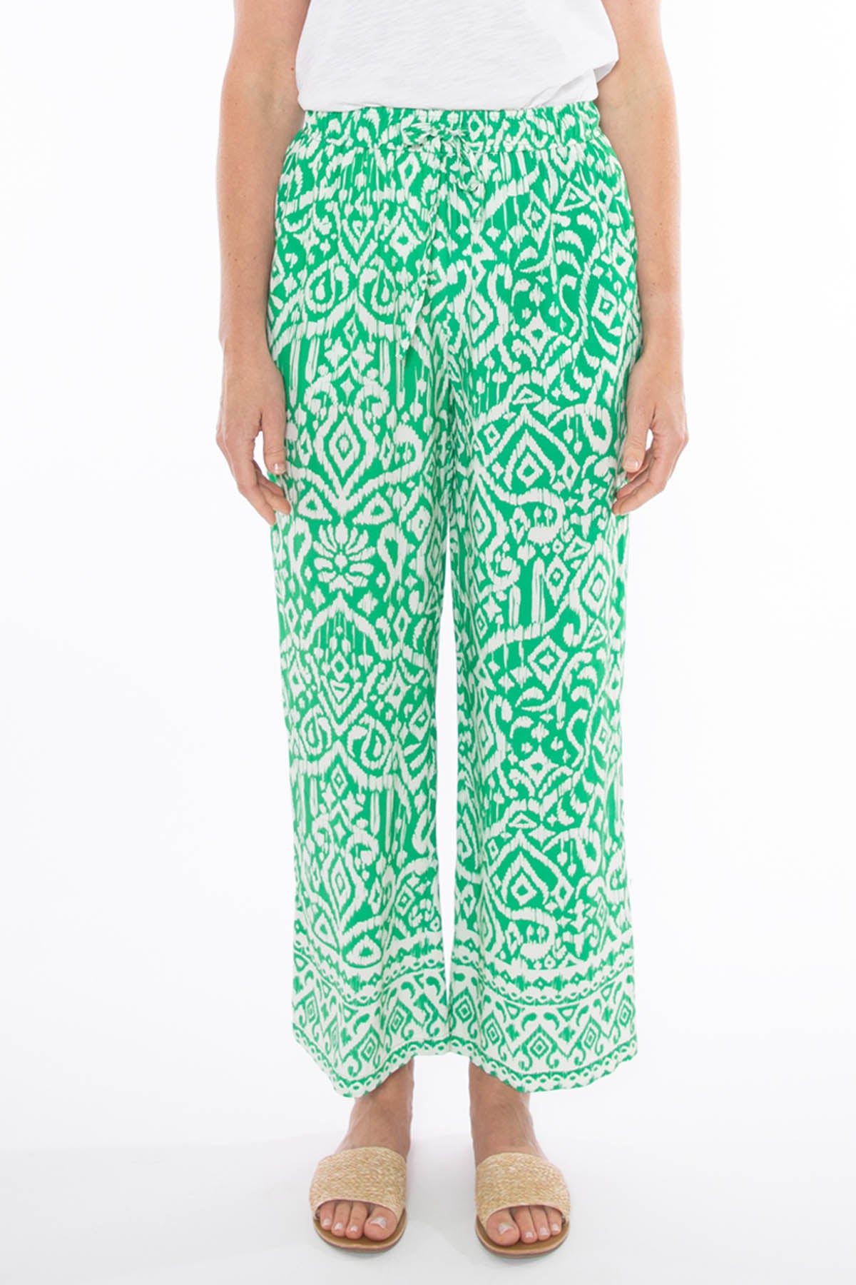 Sketch Ikat Pants in GREEN