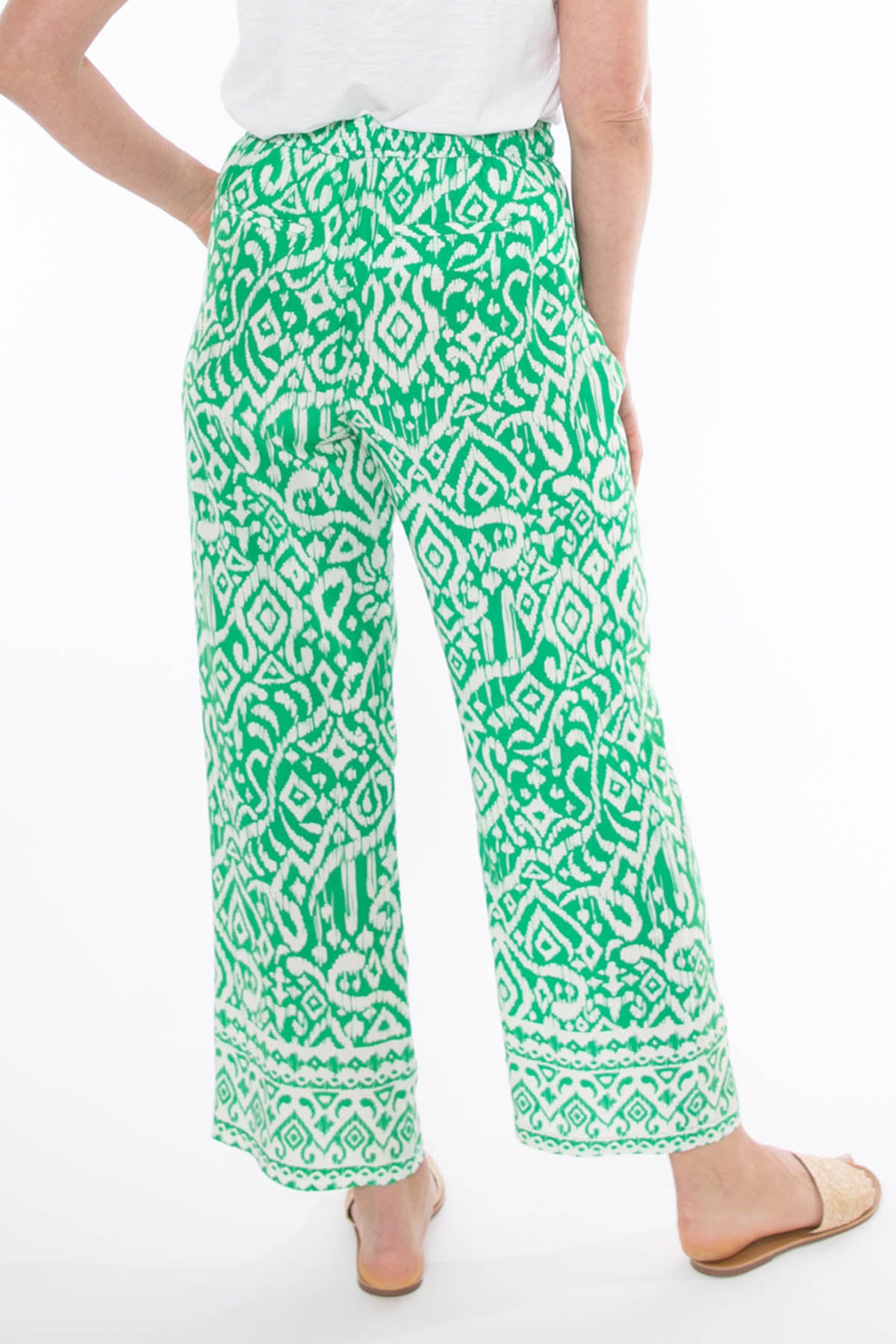 Sketch Ikat Pants in GREEN
