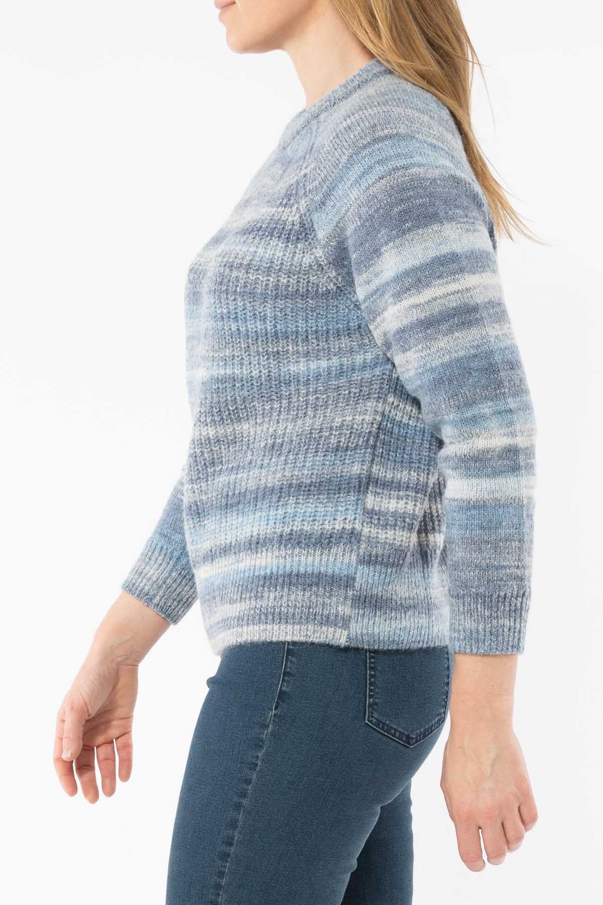 Women's Space Dye Pullover Blue