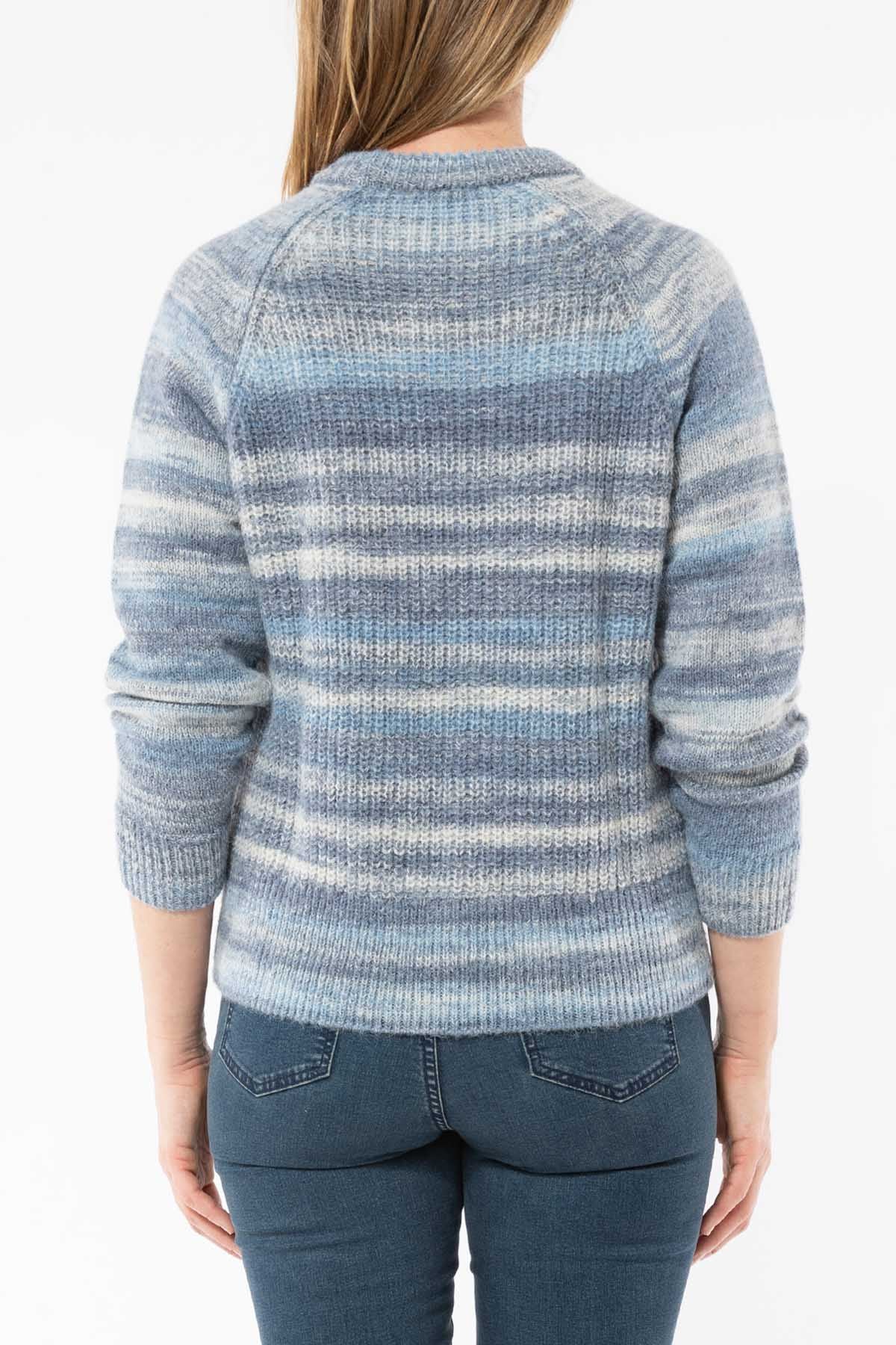 Women's Space Dye Pullover Blue