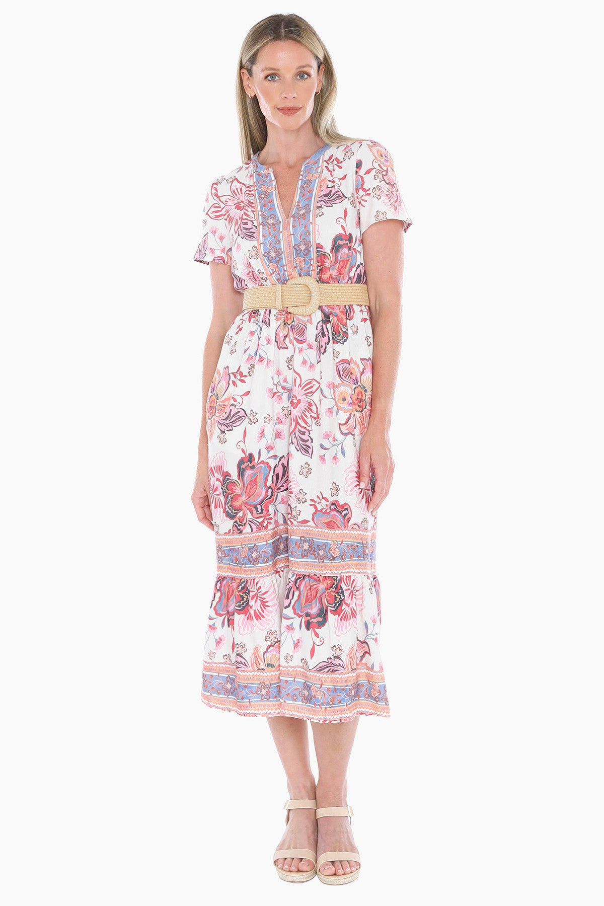 Womens Sweet Iris Dress Multicolor 596j5156a