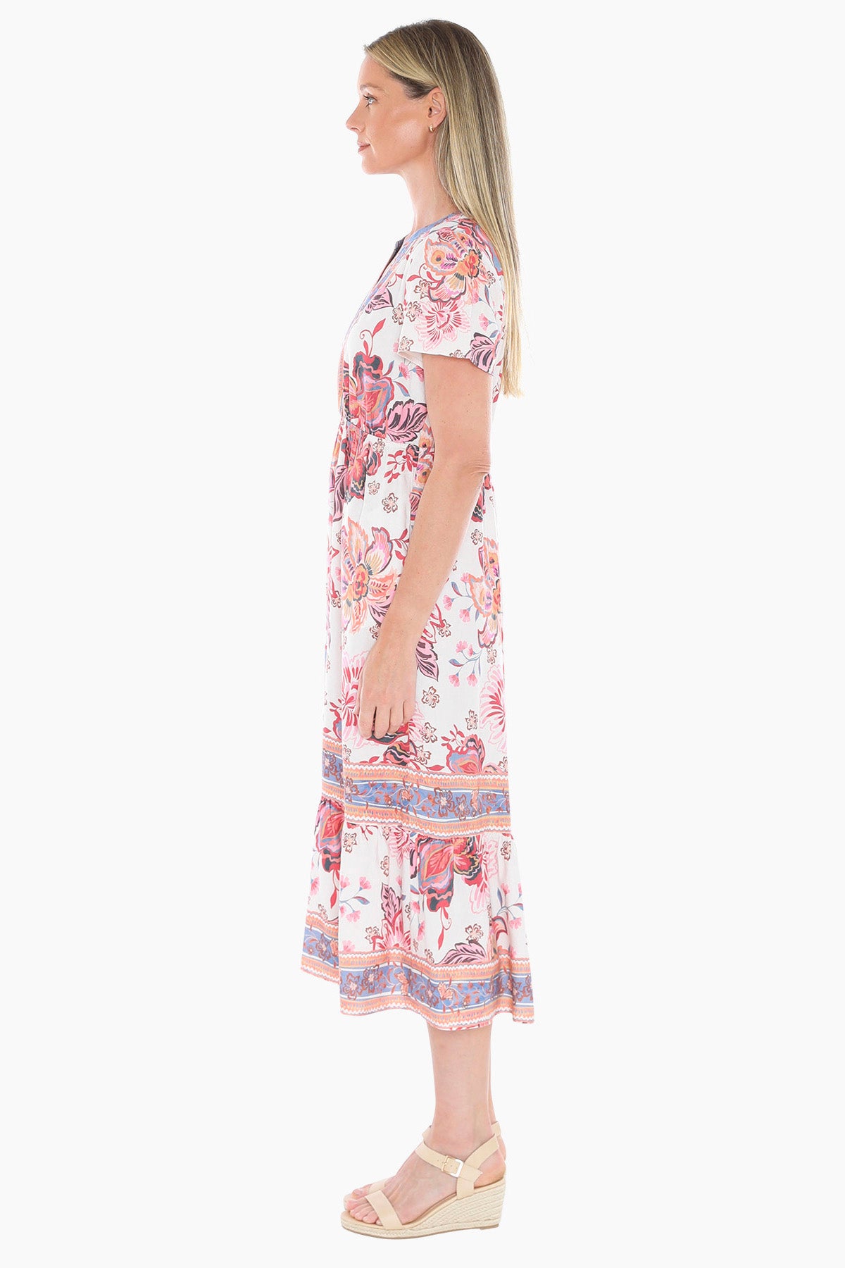 Womens Sweet Iris Dress Multicolor 596j5156a