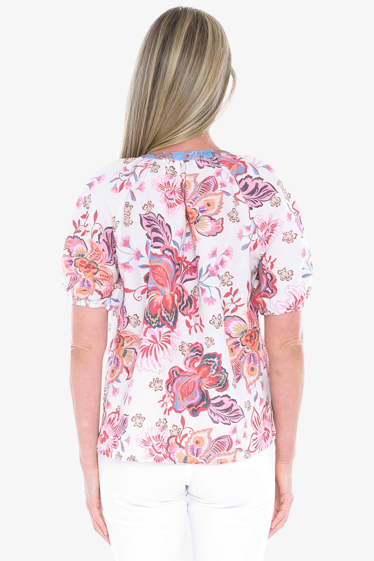 Womens Sweet Iris Top Multicolor 596j3157a