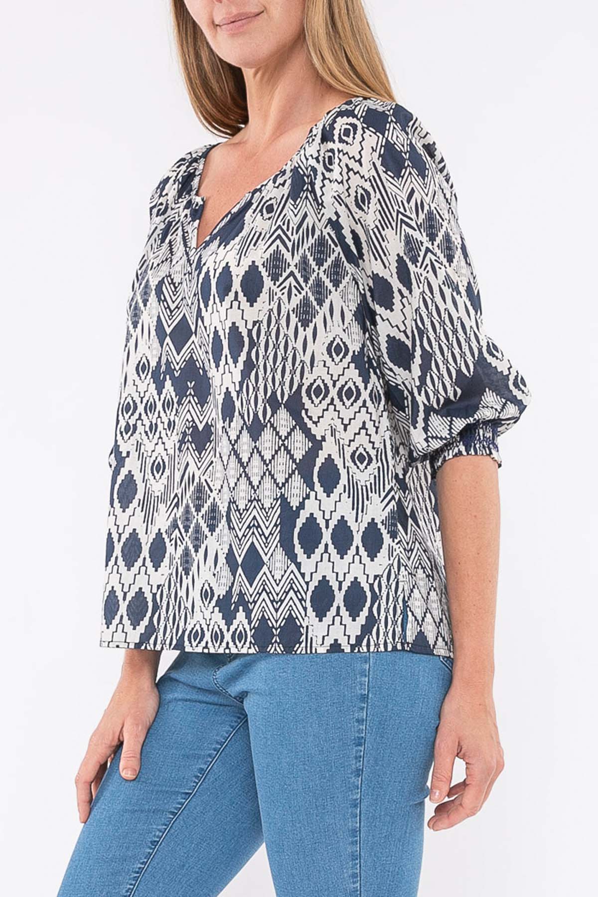 Tribal Print Top