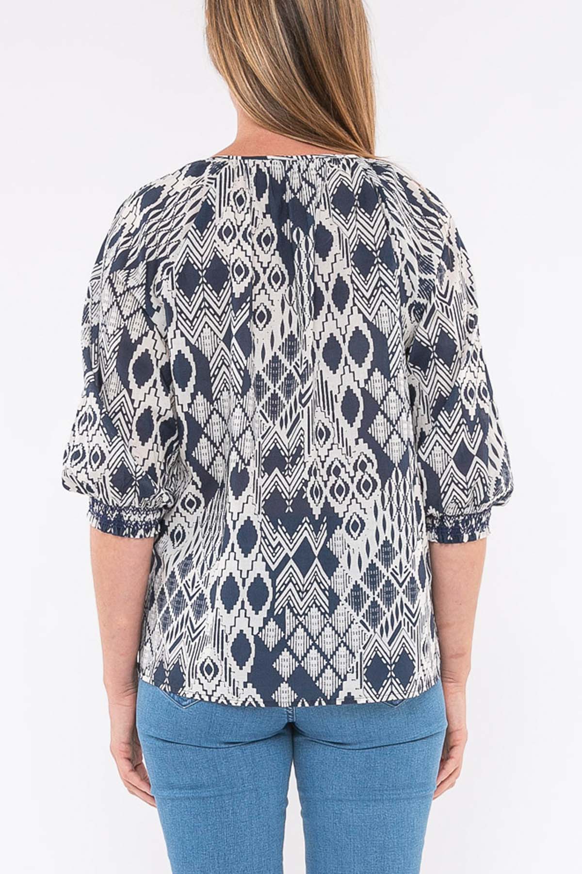 Tribal Print Top