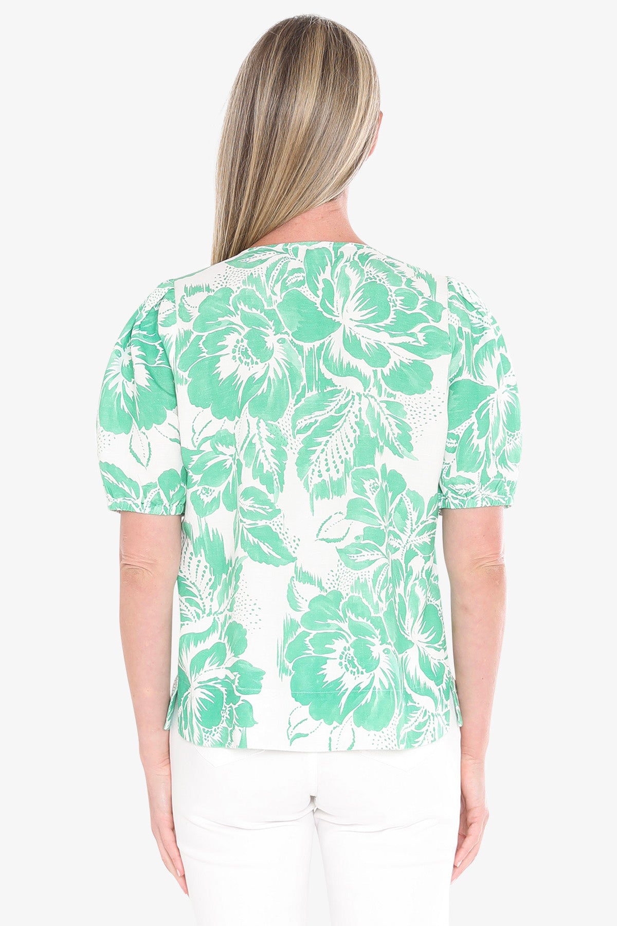 Womens Tuscan Rose Top Green 596j3176a