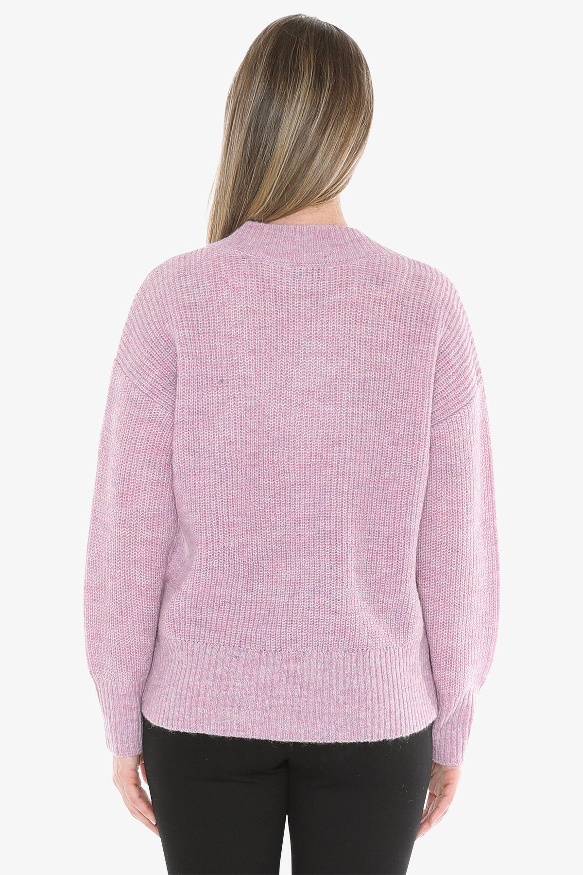 V Neck Pullover in Musk