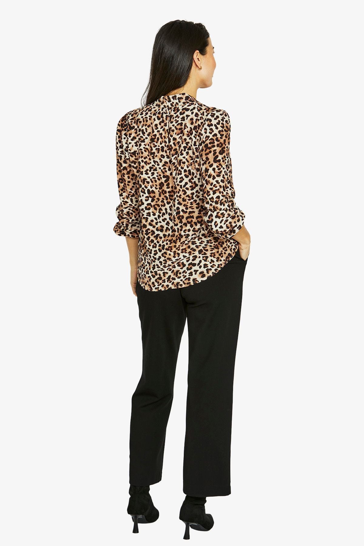 Womens Wild Safari Top Animal 606j3069a