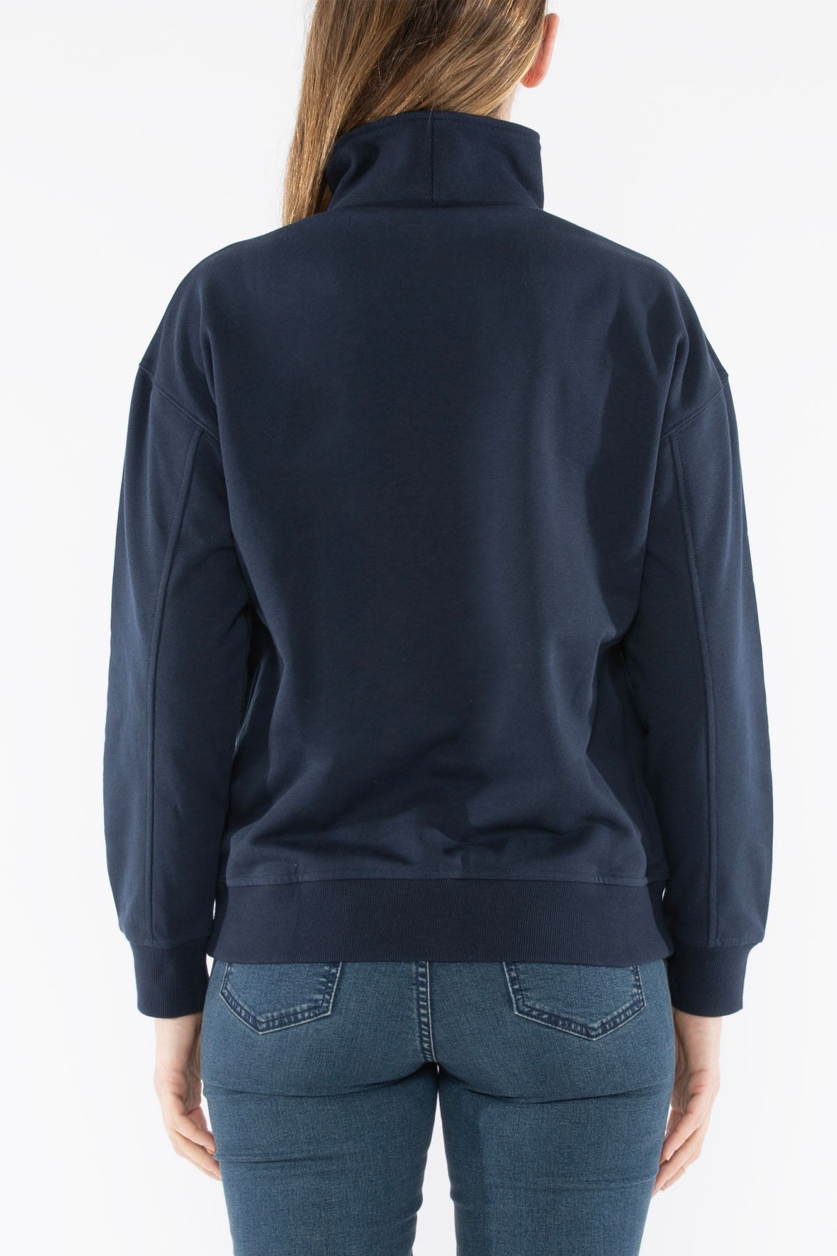 Women's Zip Neck Sweat