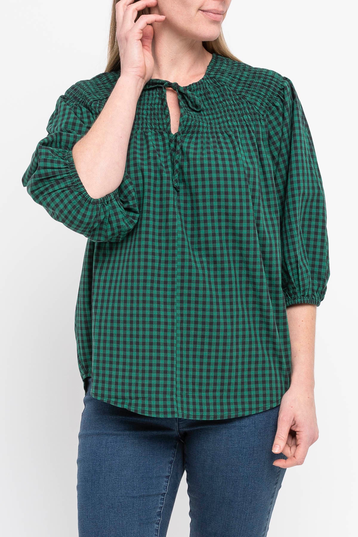 Tiered Check Top