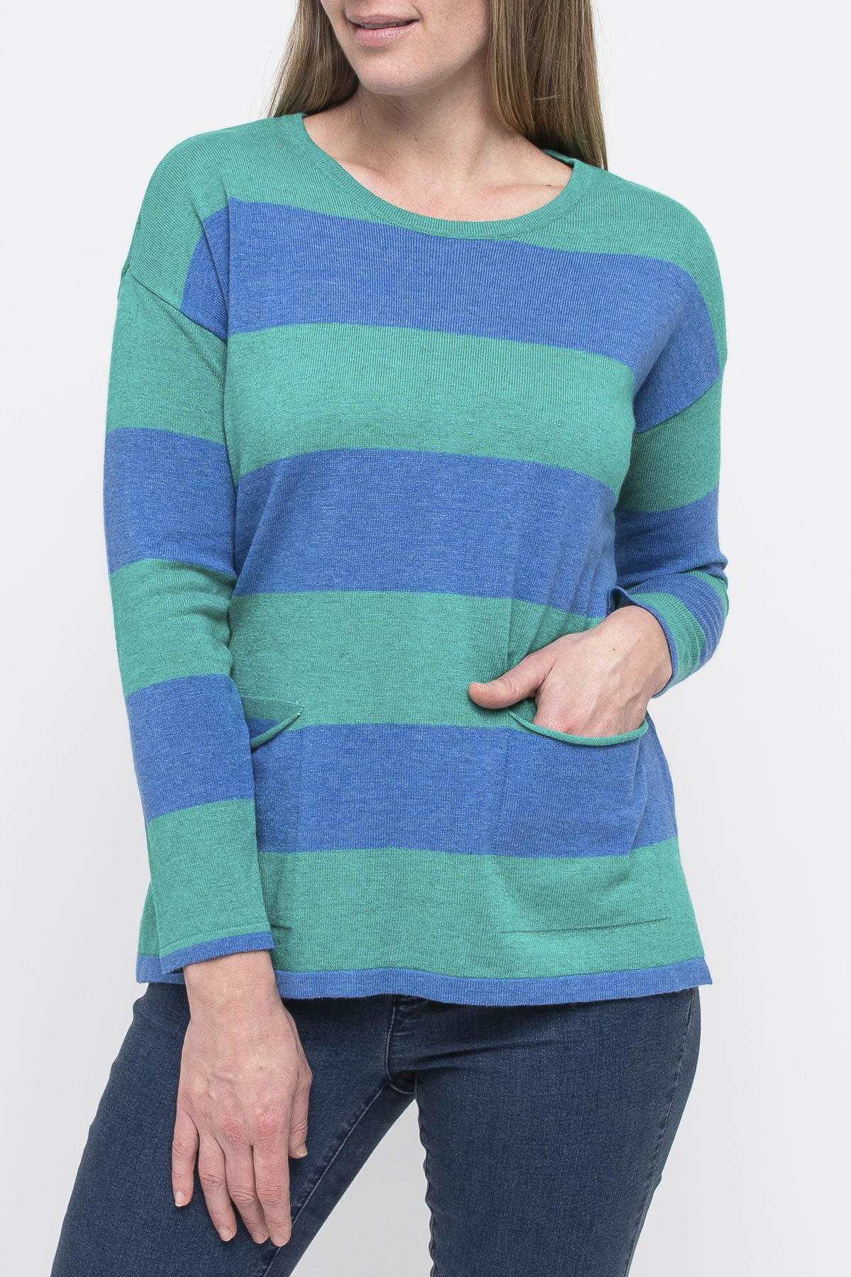 Wide Stripe Pullover