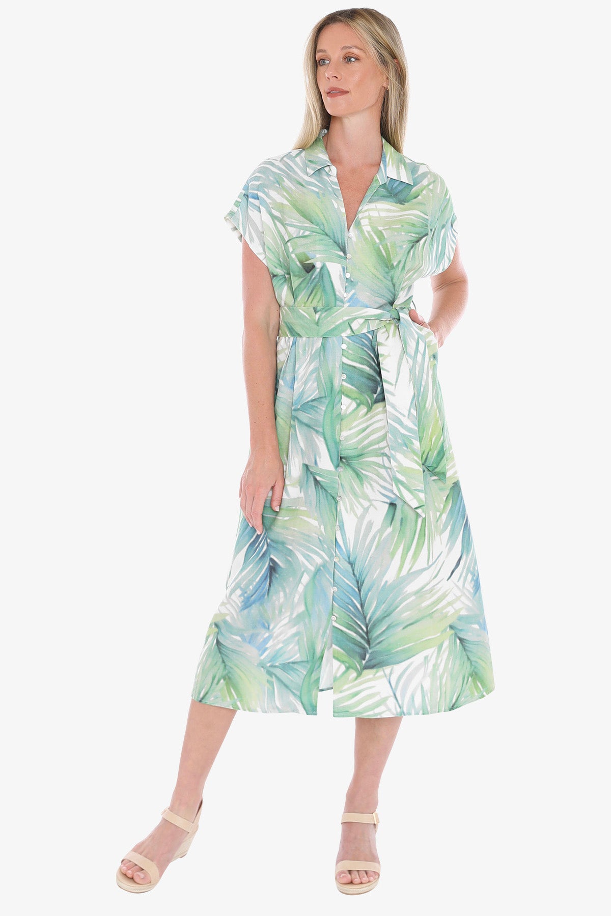 Womens Rainforest Dress Multicolor 596j5050a