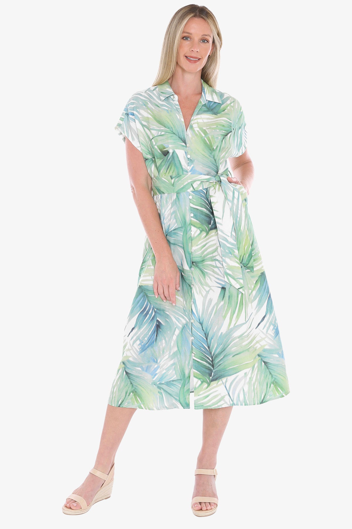 Womens Rainforest Dress Multicolor 596j5050a