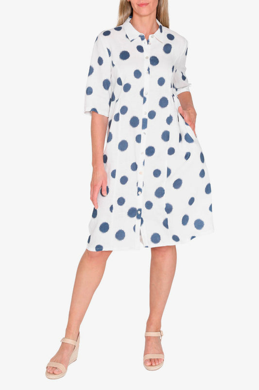 Womens Scratch Spot Dress Blue 596j5188a