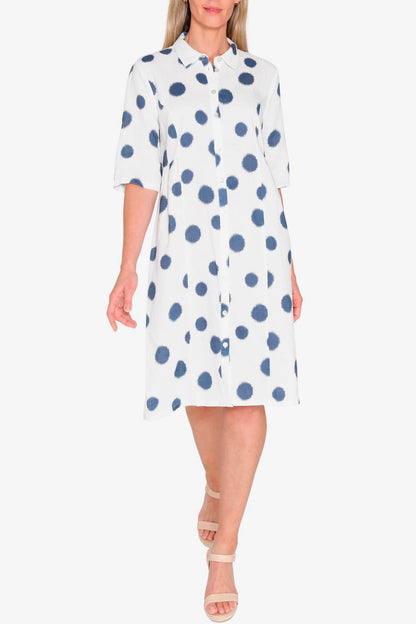 Womens Scratch Spot Dress Blue 596j5188a
