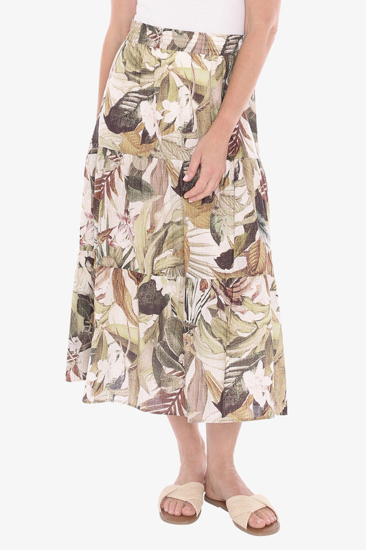 Womens Balmy Tropics Skirt Multicolor 596j6174a