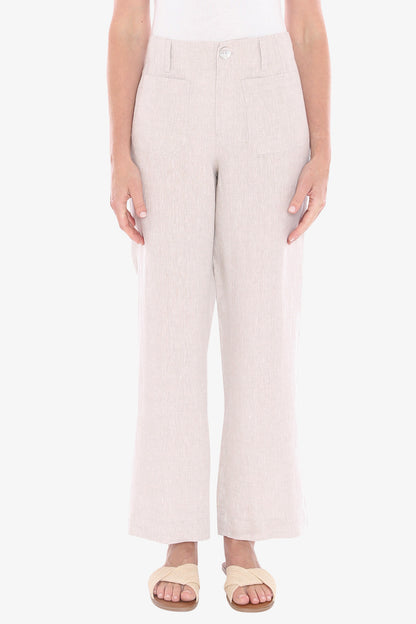 Womens Patch Pocket Pant Beige 596j7070a