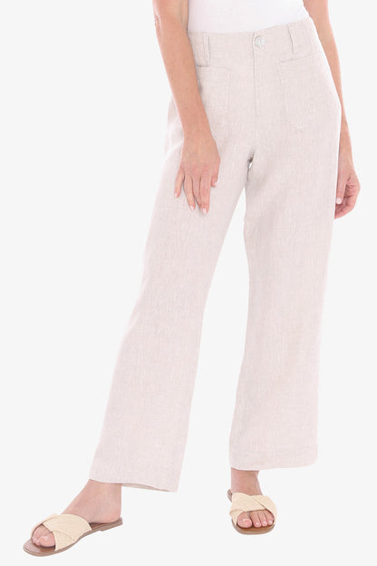 Womens Patch Pocket Pant Beige 596j7070a