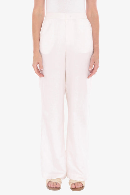 Womens Fly Front Pant White 596j7094a