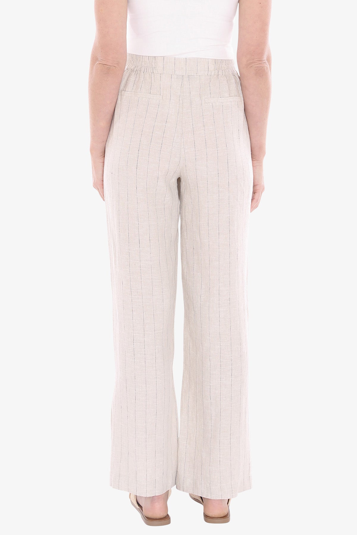 Womens Pinstripe Pant Natural 596j7120a