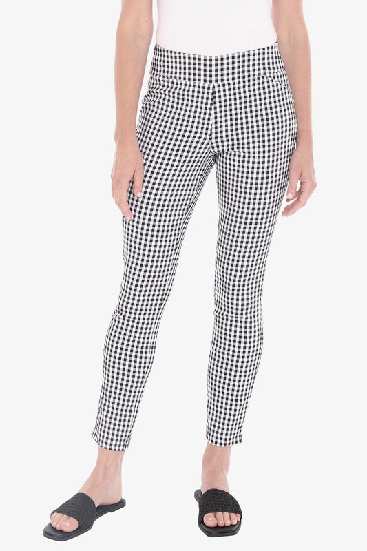 Womens Gingham Pant Multicolor 596j7149a