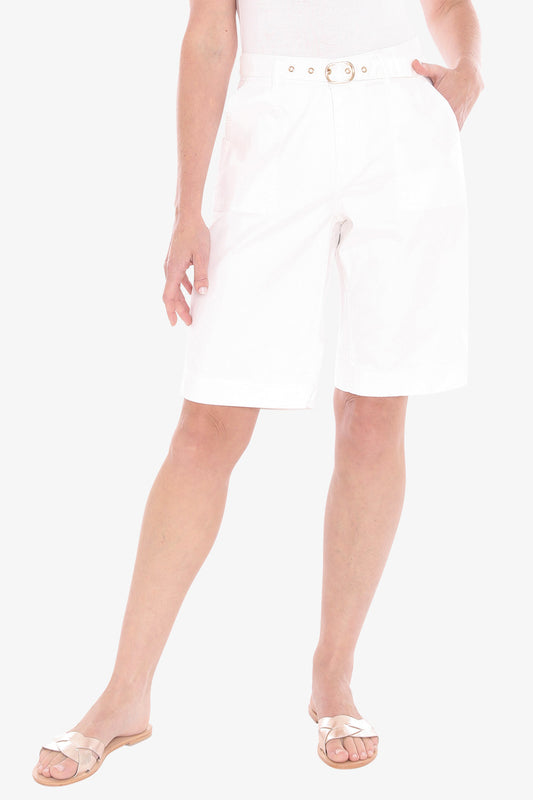 Womens Bermuda White Short White 596j8162a