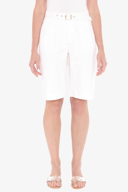 Womens Bermuda White Short White 596j8162a