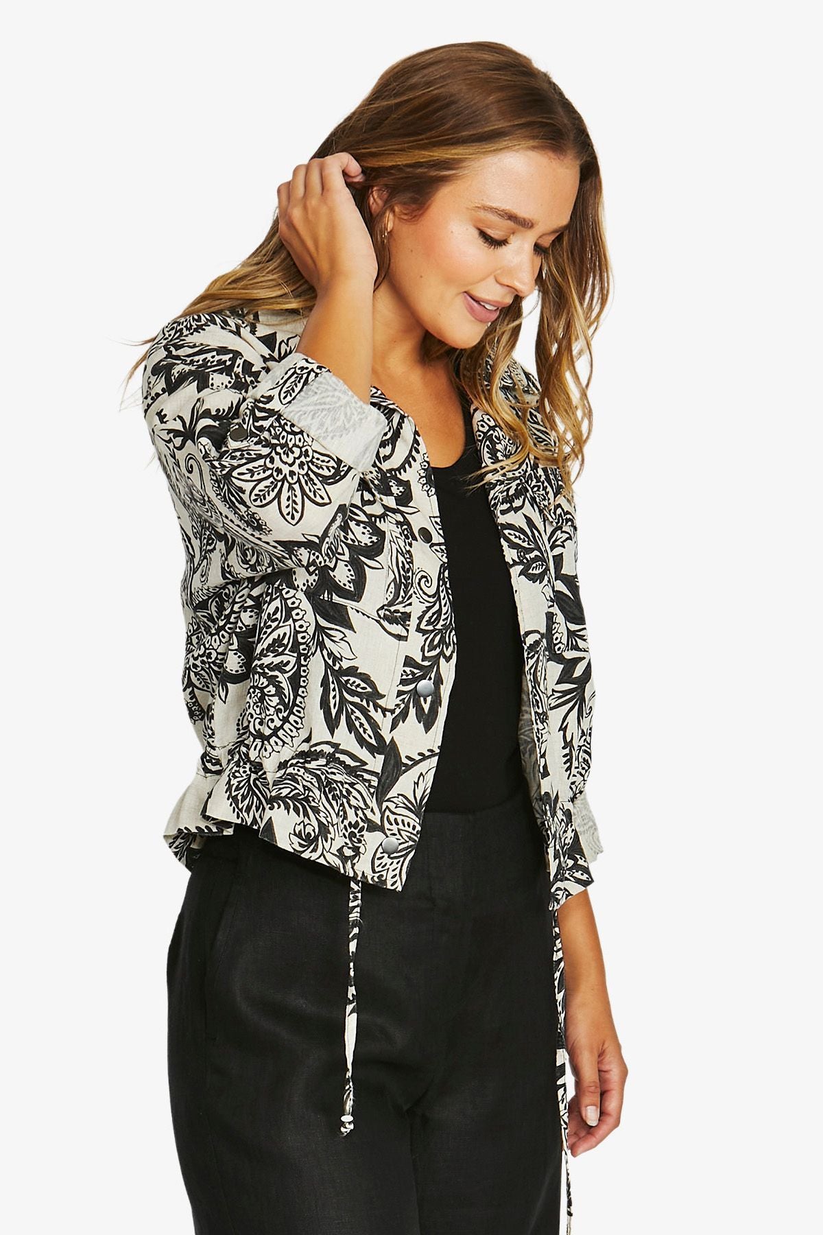 Womens Bohemia Jacket Multicolor 616j4148a