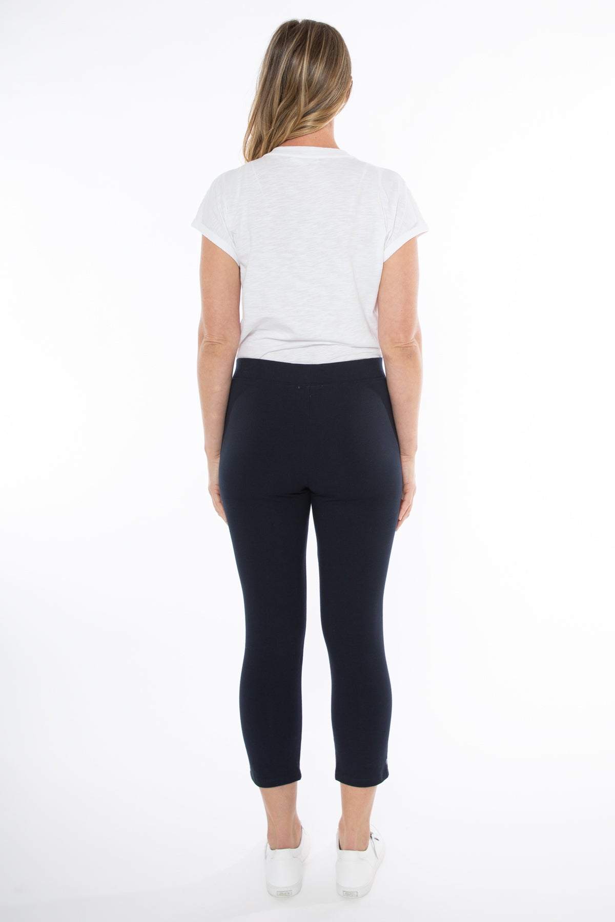 7/8 Length Track Pant Navy
